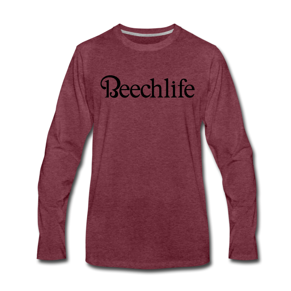 Beechlife Short Sleeve T-Shirt (More Colors) - heather burgundy