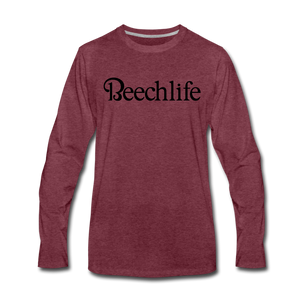 Beechlife Short Sleeve T-Shirt (More Colors) - heather burgundy