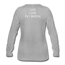 Women’s Live Love Fly Long Sleeve T-Shirt (More Colors) - heather gray