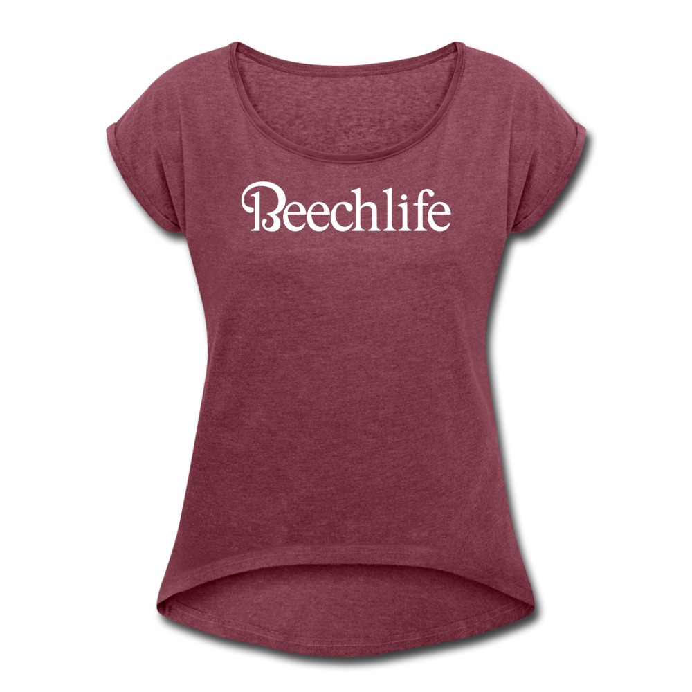 Women's Beechlife Short Sleeve T-Shirt (More Colors) - heather burgundy