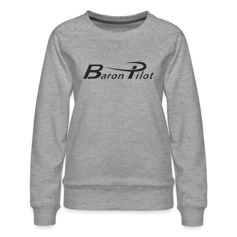 Baron Pilot Women’s Premium Sweatshirt - heather grey