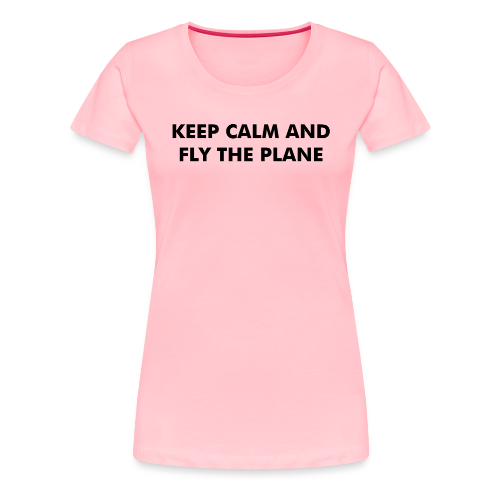 Women’s Keep Calm T-Shirt - pink