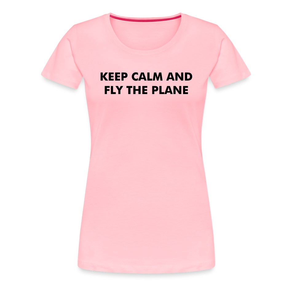 Women’s Keep Calm T-Shirt - pink