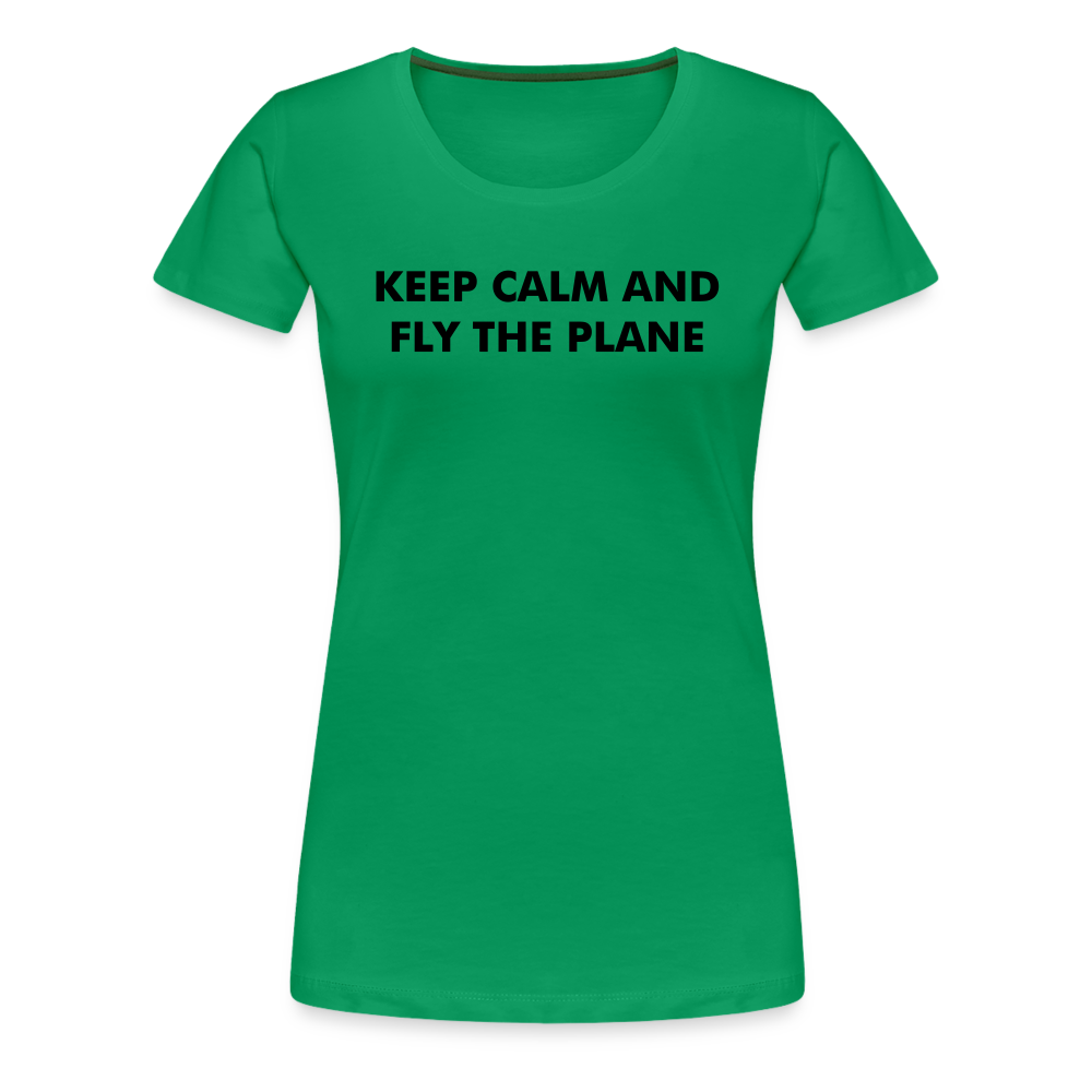 Women’s Keep Calm T-Shirt - kelly green