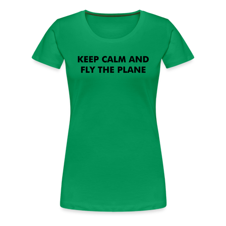 Women’s Keep Calm T-Shirt - kelly green