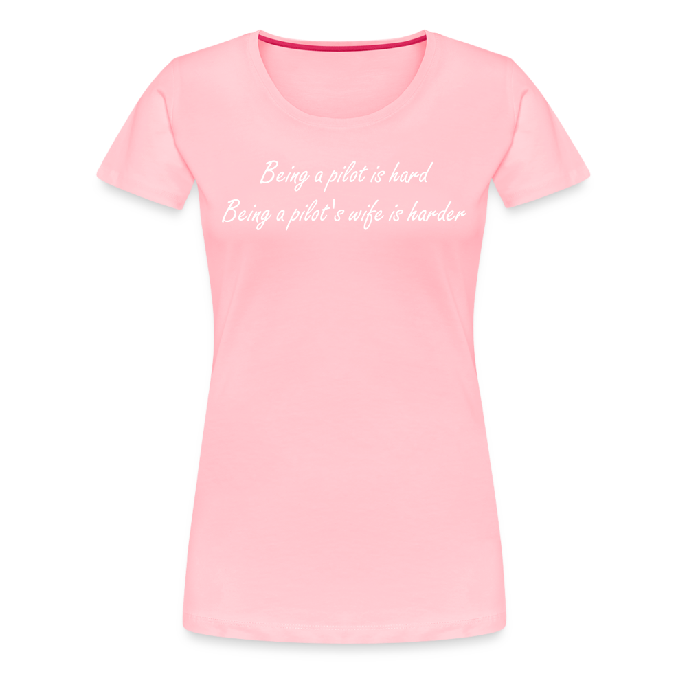 Women’s Being a Pilot's Wife T-Shirt - pink